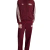 Oasis X Adidas 2025 White Stipped Maroon Tracksuit For Men And Women