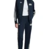 Oasis X Adidas 2025 White Stipped Navy Blue Tracksuit For Men And Women