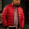 Odafin Tutuola Law And Order SVU Red Puffer Jacket