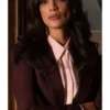 Odelya Halevi Law And Order S25 Samantha Maroun Maroon Blazer