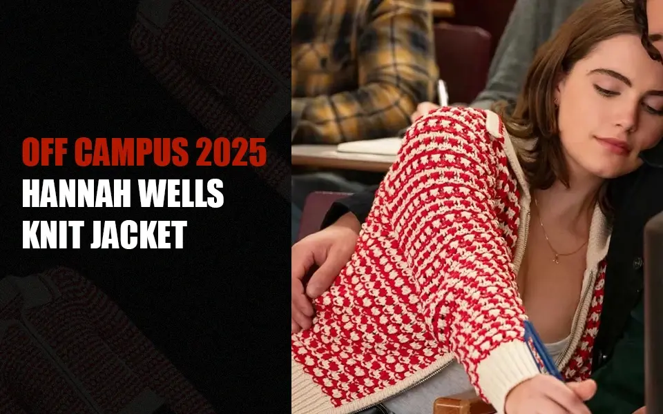 Off Campus 2025 Hannah Wells Knit Jacket