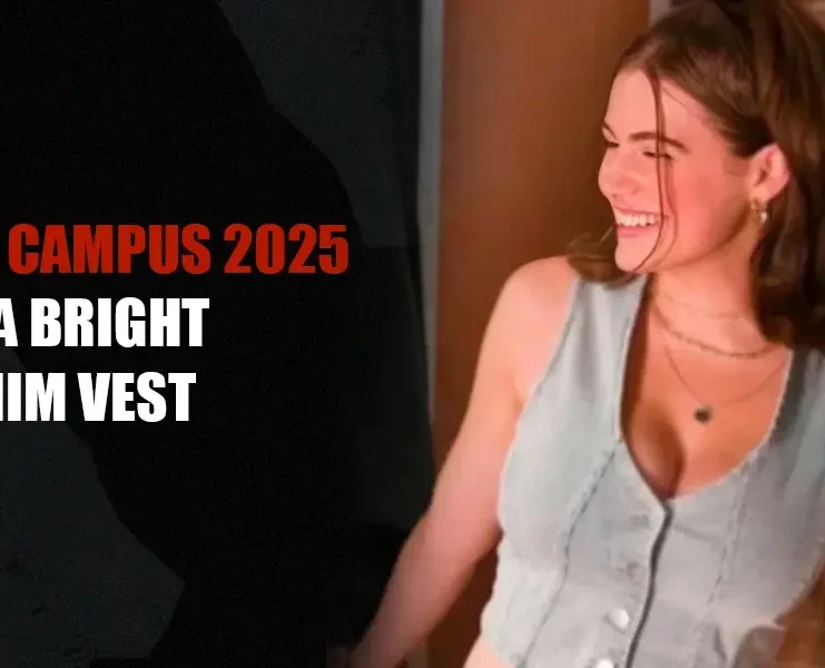 Off Campus Ella Bright Denim Vest