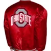 Ohio State Buckeyes Club Scarlet Satin Jacket