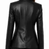 Olivia Wilde Behemoth! 2026 Black Leather Blazer Women