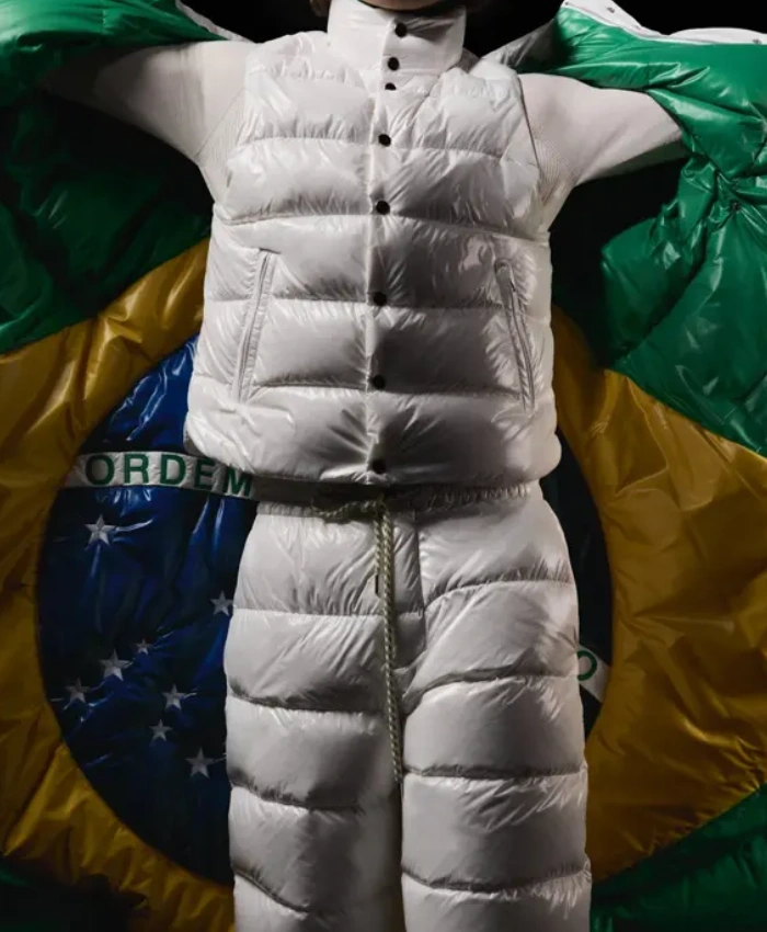 Olympics 2026 Team Brazil Opening Ceremony White Vest