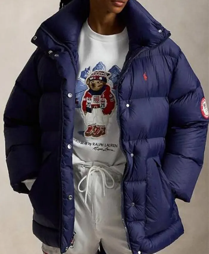 Olympics 2026 Team USA Oversize Down Puffer Jacket