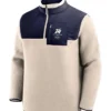 Olympics Milano Cortina 2026 Microfleece Beige And Blue Jacket