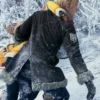 One Piece S02 Taz Skylar Black Shearling Coat