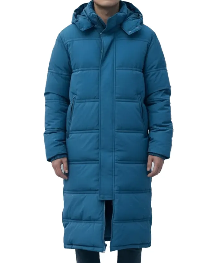 One Piece Seasone 2 Roronoa Zoro Blue Puffer Coat