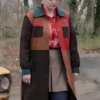 Only Murders In The Building Selena Gomez Patchwork Velvet Coat