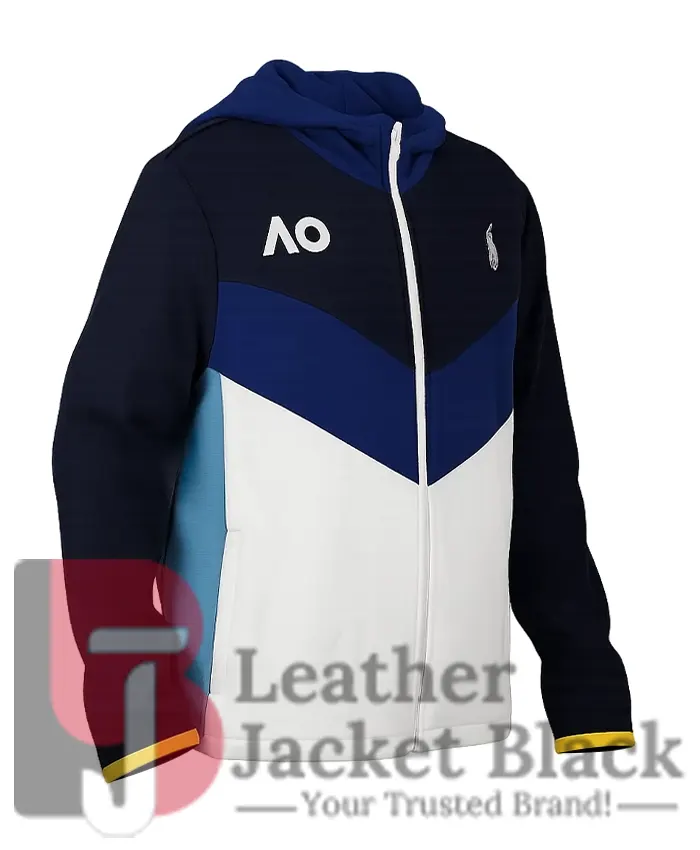 Open Australian Hooded Zipper Jacket