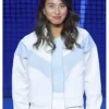 Opening Ceremony 2025 China Open Zheng Qinwen Blue And White Jacket