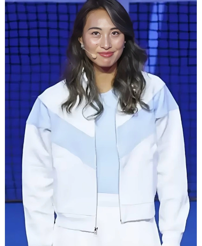 Opening Ceremony 2025 China Open Zheng Qinwen Blue And White Jacket