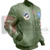 Order Alpha Industries MA 1 Nasa Green Bomber Jacket