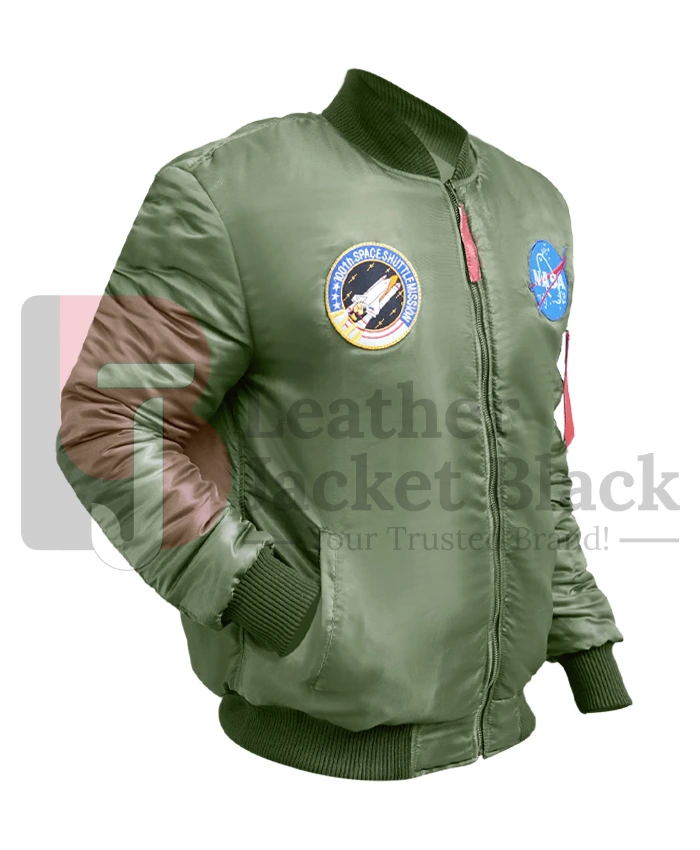 Order Alpha Industries MA 1 Nasa Green Bomber Jacket