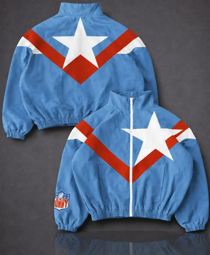 Order Bad Bunny 2026 Puerto Rico Star Blue Jacket For Men And Women