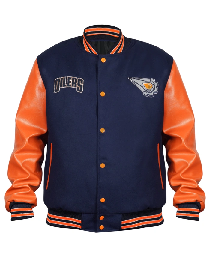 Order Edmonton Oilers NHL Varsity Jacket