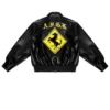 Order Ferrari Racing A Few Good Kids Black Leather Jacket Sale