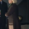 Order Heidi Movie The Woman In Cabin 10 2025 Hannah Waddingham Brown Trench Unisex Coat