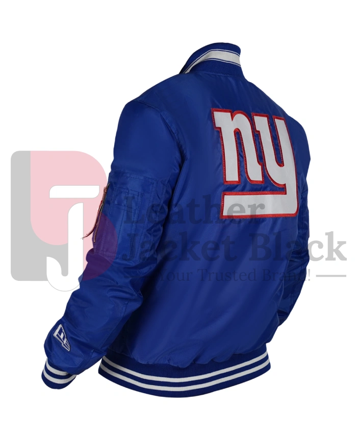 Order New York Giants Bomber MA 1 Royal Bomber Jacket