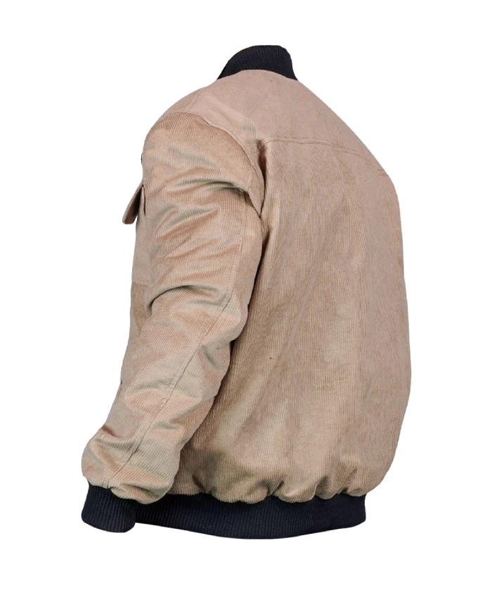 Spider-Man 2 Miles Morales Brown Corduroy Jacket - Image 7