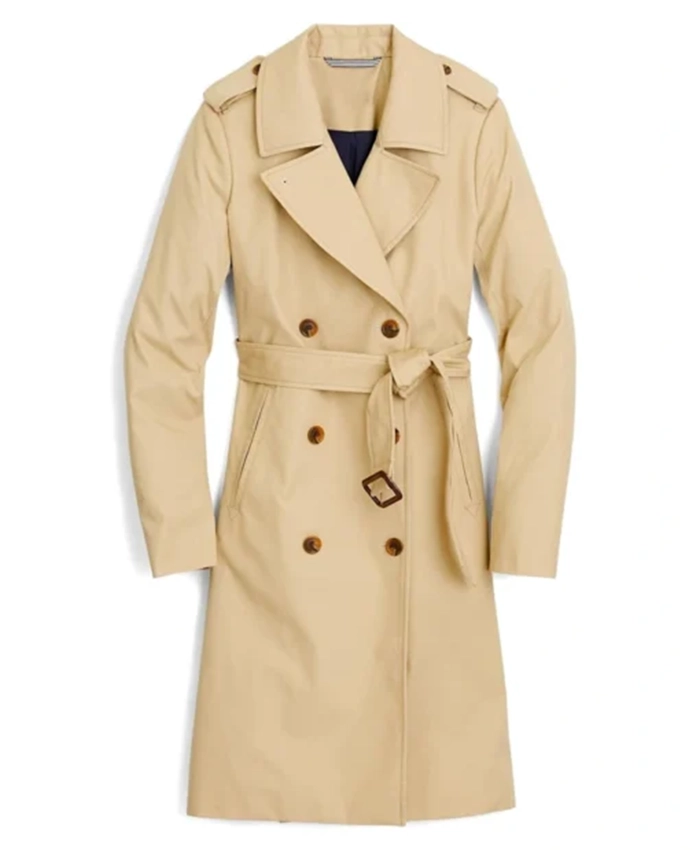Order Suzette Deveraux TV Series Providence Falls Season 01 Felicia Simone Beige Trench Unisex Coat