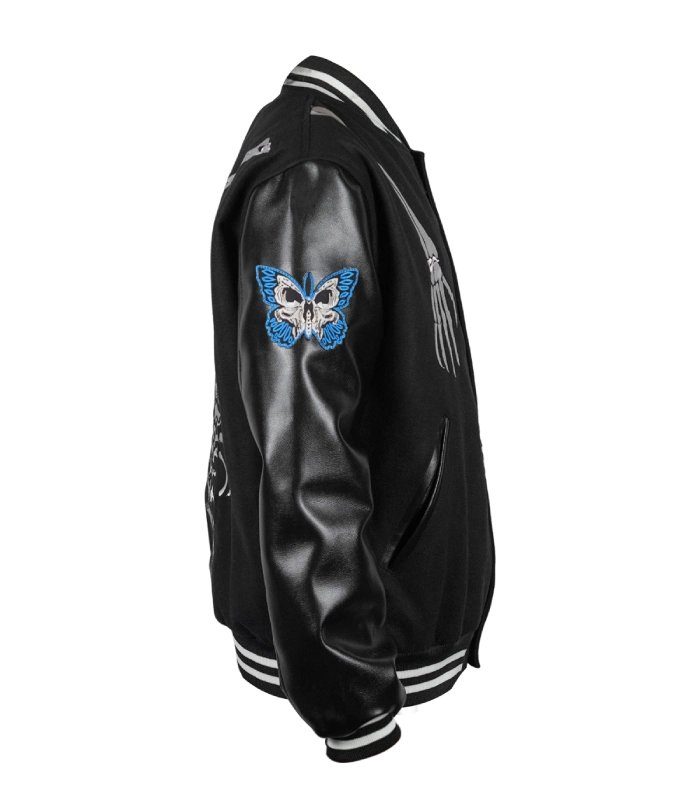 Order This Godspeed Rod Skull James Blake Varsity Jacket