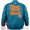 Order This New York Mets Souvenir Full Snap Green And Royal Satin Jacket