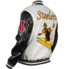 Order This Pittsburgh Steelers Retro Classic Varsity Cream And Black Jacket
