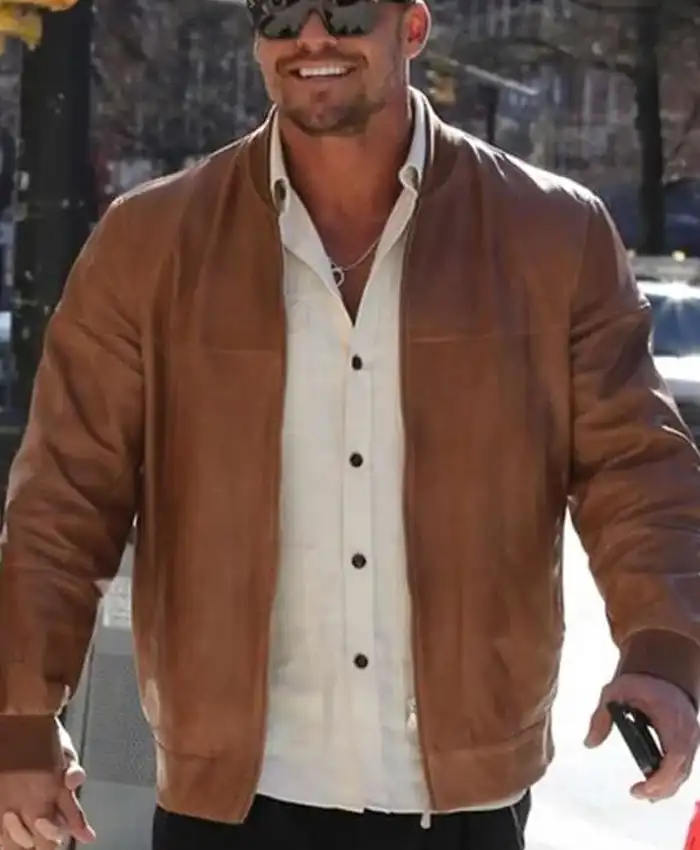Ordinary Angels 2024 Alan Ritchson Leather Jacket