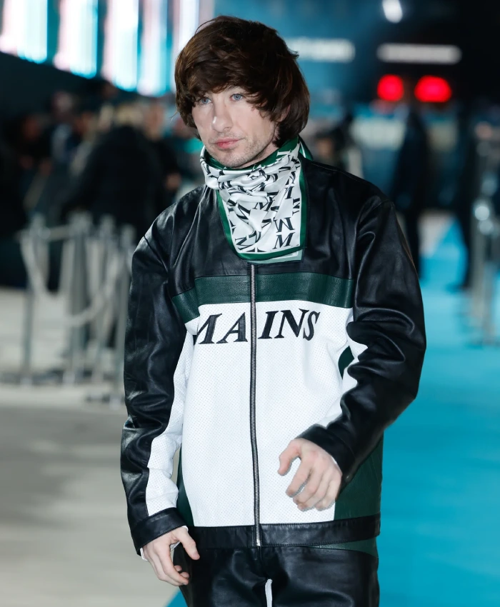 Ormon TV Series Crime 101 2026 Event Barry Keoghan Leather Jacket