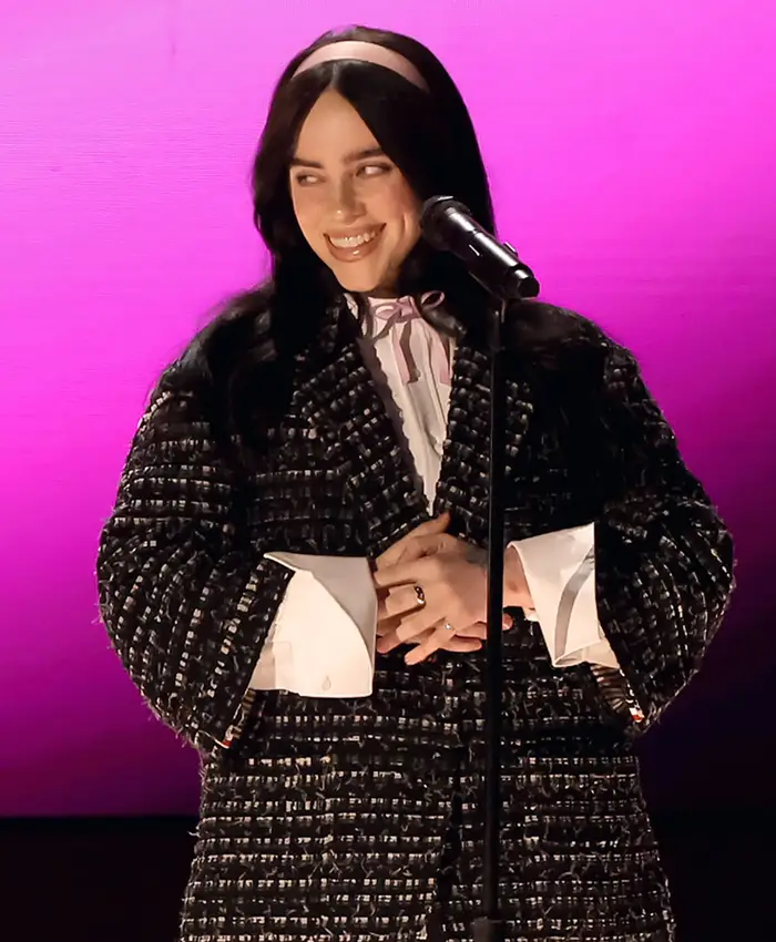 Oscar Award Billie Eilish Oversized Blazer