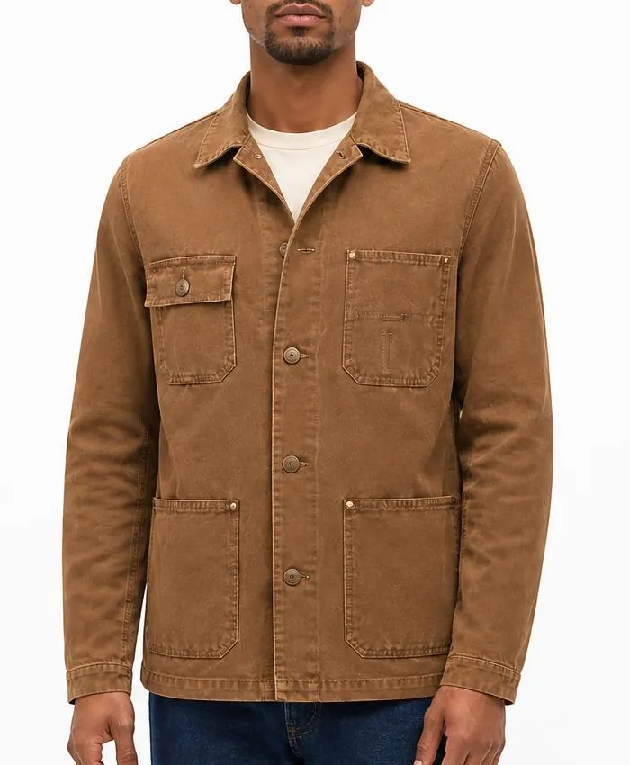 Outer Banks S05 Jonathan Daviss Brown Jacket Mens