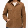 Outer Banks S05 Jonathan Daviss Brown Jacket Womens