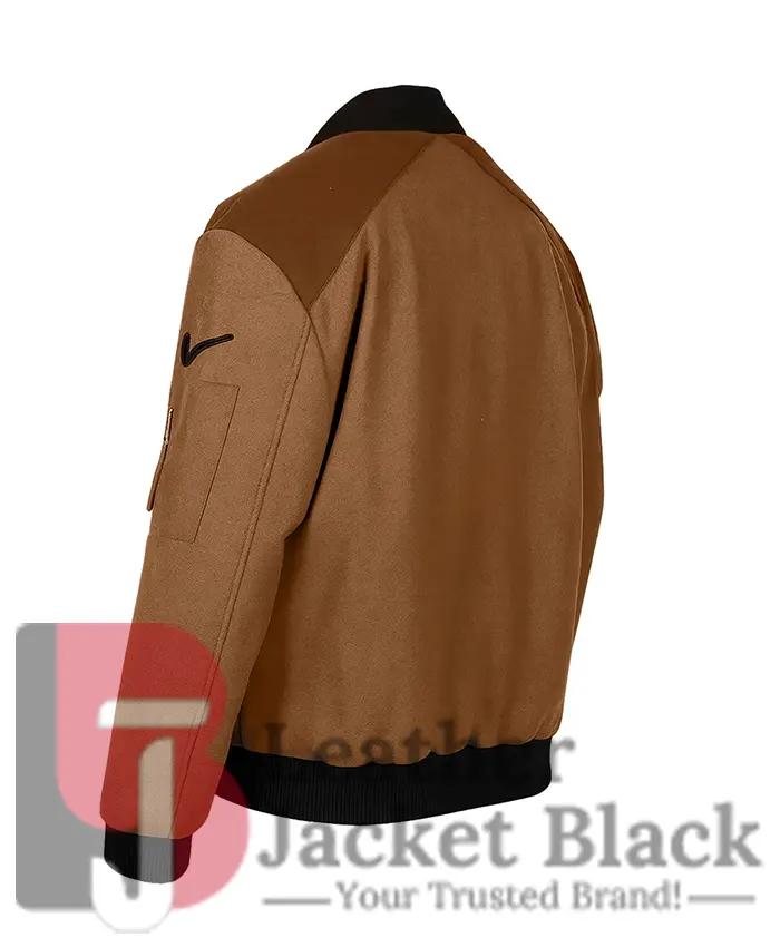 Packers Green Bay Salute To Service Brown Bomber Jacket 1