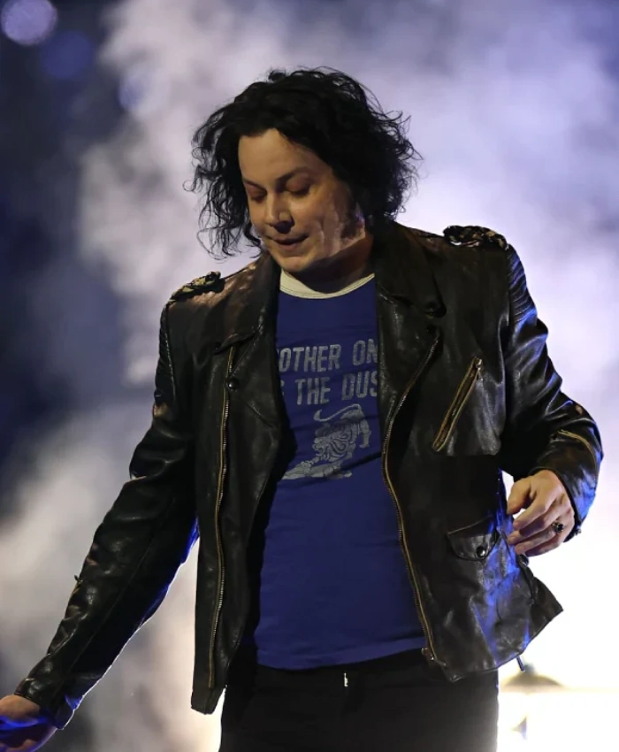 Jack White Halftime Show Leather Jacket - Image 7