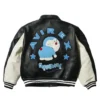 Palace Doraemon Avirex Black Leather Jacket