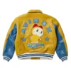 Palace Doraemon Avirex Yellow Leather Jacket