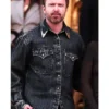 Paris Fashion Week 2026 Aaron Pauls Black Denim Shirt Jacket