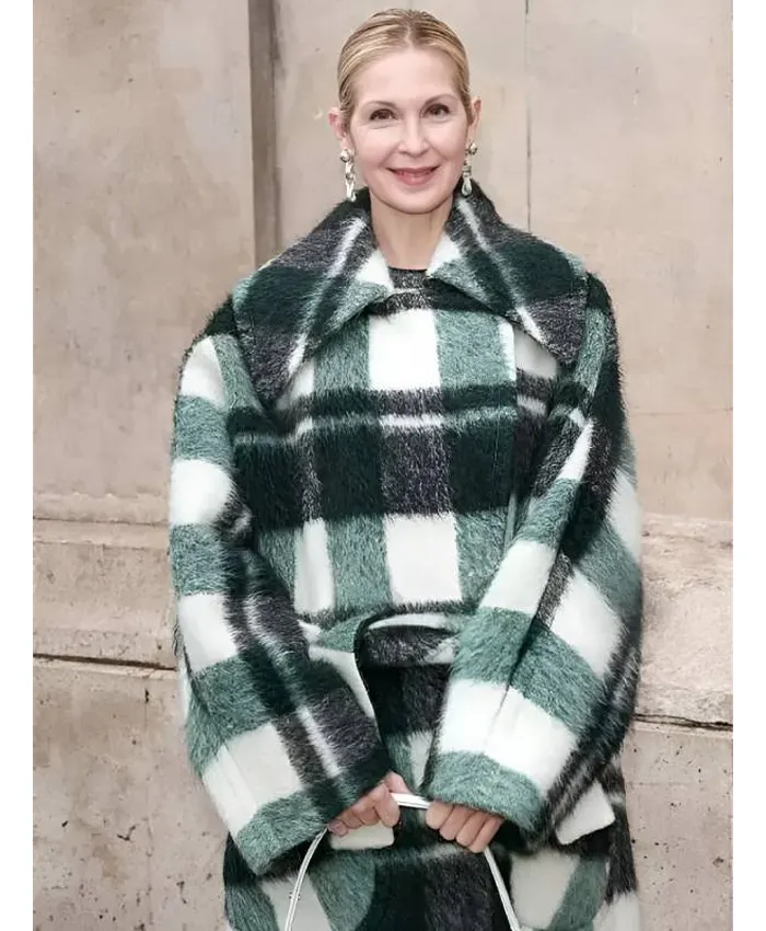 Paris Fashion Week 2026 Kelly Rutherford Wrap Coat