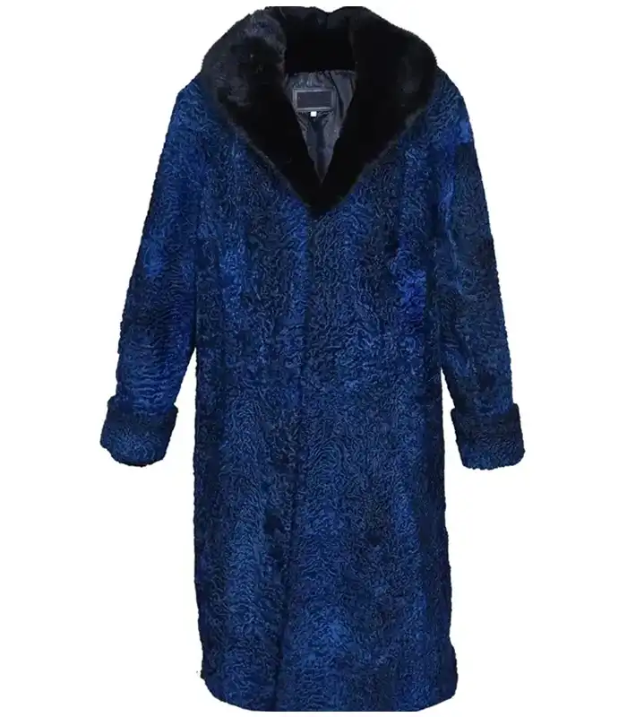Parker Persian Lamb Fur Blue Coat