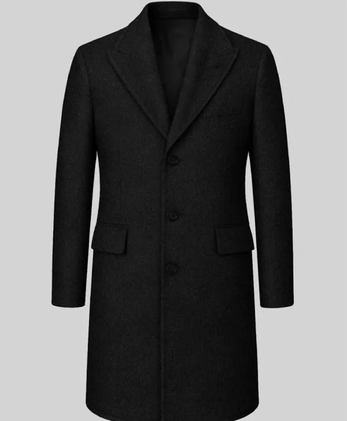 Alternative view of Peaky Blinders Thomas Shelby Black Coat