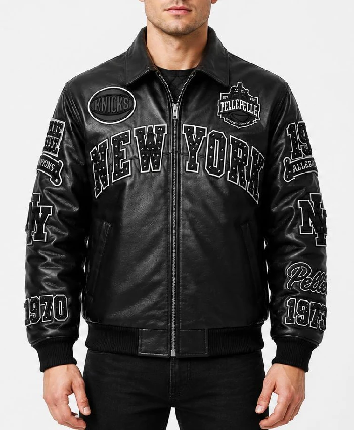 Pelle Pelle x All Star New York Black Jacket