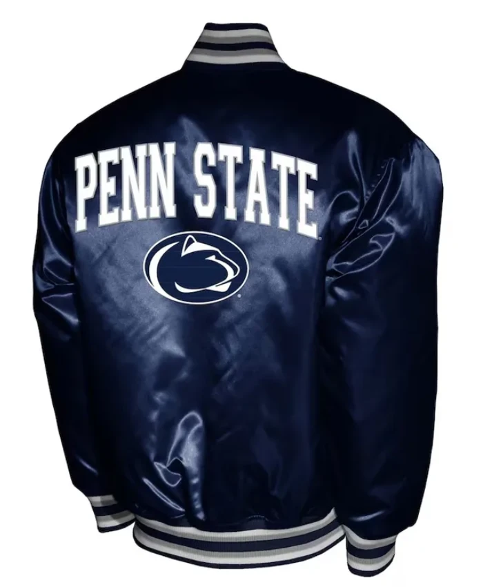 Penn State Nittany Lions Club Blue Satin Jacket