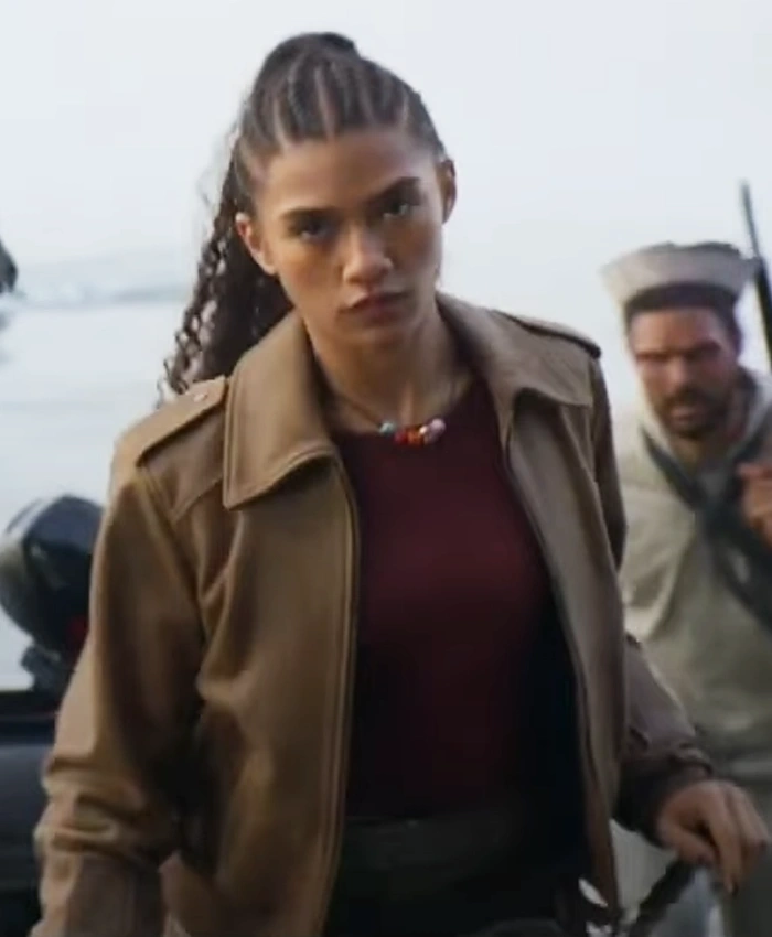 Percy Jackson And The Olympians S02 Dior Goodjohn Brown Jacket