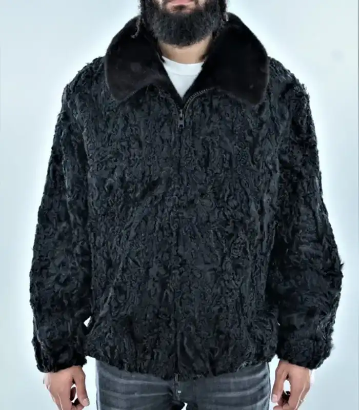 Persian Lamb Fur Black Jacket