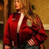Petco Park X San Diego Padres Red Satin Bomber Jacket