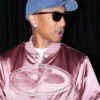 Pharrell Williams Dusty Pink Bomber Jacket For Sale