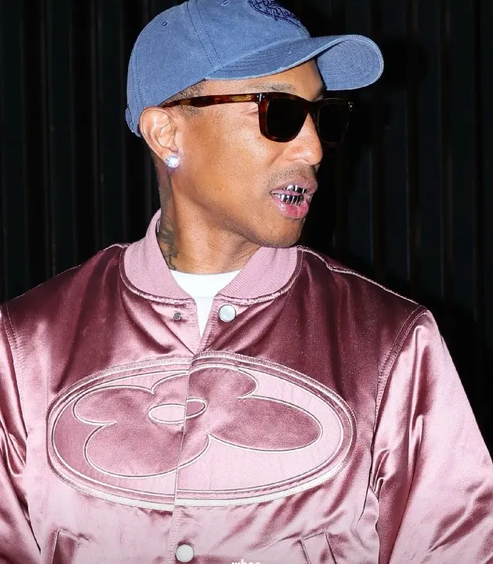Pharrell Williams Dusty Pink Bomber Jacket For Sale