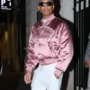 Pharrell Williams Dusty Pink Bomber Jacket Sale